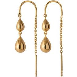 Pernille Corydon Rain Earchains - Gold