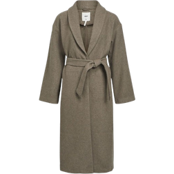 Object ObjPisa Long Coat - Tummabeige