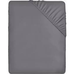 Utopia Bedding Deep Pocket Underlakan Grå (200x160cm)