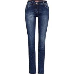 Cecil Scarlett Slim fit Jeans - Blue Denim