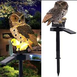 TAOVEL Owl Brown Ground Lighting 45cm