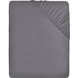 Utopia Bedding Deep Pocket Bed Sheet Grey (220x200cm)