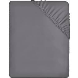 Utopia Bedding Deep Pocket Underlakan Grå (220x200cm)