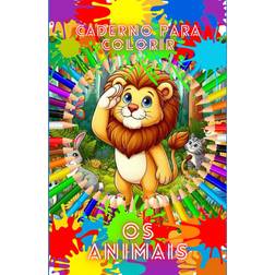 CADERNO PARA COLORIR: OS ANIMAIS (Paperback, 2024)