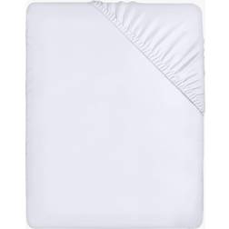 Utopia Bedding Soft Brushed Bed Sheet White (200x180cm)