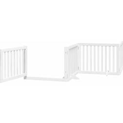 vidaXL Dog Gate with Door Foldable 12 Panels 80x60x2cm