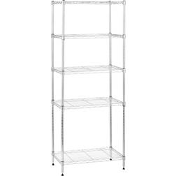 Amazon Basics Slim Chrome Shelf