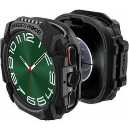 Spigen Rugged Armor Samsung Galaxy Watch Ultra Hoesje Zwart