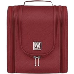 Boacay Hanging Travel Toiletry Bag - Wine Red