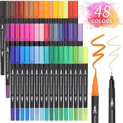 Owelth Double Head Coloured Pen 48-pack
