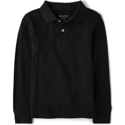 The Children's Place Boy's Uniform Pique Polo - Black (2045101-01)