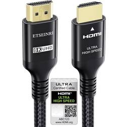 Etseinri 48Gbps 2.1 HDMI - HDMI M-M 1m