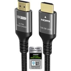 Ubluker 48Gbps HDMI - HDMI M-M 3m