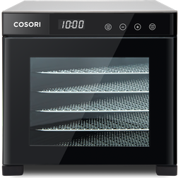 Cosori Alimentare Acciaio Inox 35°-75" 6 Vassoi Removibili 50 Ricette Gratuite Timer 48H