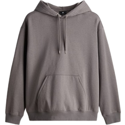 H&M Loose Fit Hoodie - Dark Brown