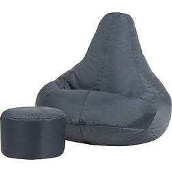 Bean Bag Bazaar Gaming Slate Grey Sitzsack