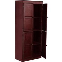 Convenience Concepts Multi-use Cherry Finish 5 Shelves Storage Cabinet 30x72"