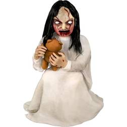 Haunted Hill Farm Party Decorations Motion Activated Lunging Lily The Demonic Zombie Girl