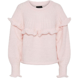 Pieces Rikka Knitted Jumper - Ballerina