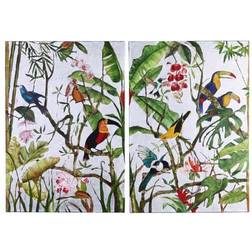 WERNS Jungle Multicolor Wanddeko 70x100cm 2Stk.