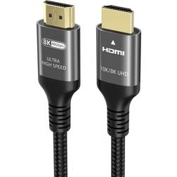 Ubluker 48Gbps HDMI A - HDMI A M-M 1m