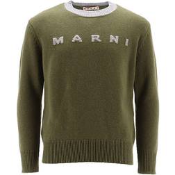 Marni Knit Wool Blouse - Deep Lichen Green (M01214-M00ML-0M540)