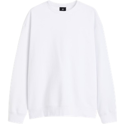 H&M Loose Fit Sweatshirt - White