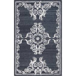 Safavieh Handmade Glamour Mirja French Country Black, White 96x120"