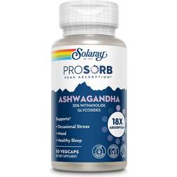 Solaray Ashwagandha Capsules 18X Absorption 30 st