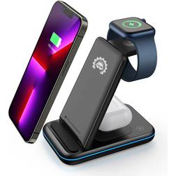 Gear Geek 3 in 1 Wireless Charging Station