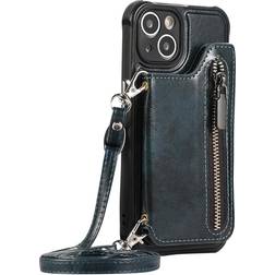 Howgari Leather Case for iPhone 15 Plus