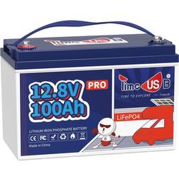 Timeusb 12V 100Ah LiFePO4 Battery Pro