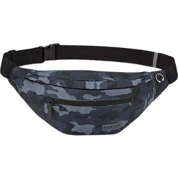 Maxtop Large Outdoor Belt Bag - Camouflage Black