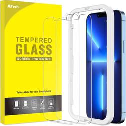 JeTech Tempered Glass Film Screen Protector for iPhone 13 Pro Max 2-Pack