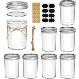 Comsaf Mini Mason Kitchen Container 8pcs 0.25L