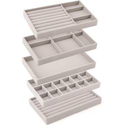 Domkan Jewelry Tray 5-pack - Grey