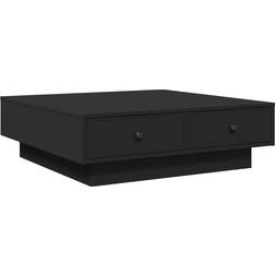 vidaXL 848088 Black Coffee Table 90x90cm