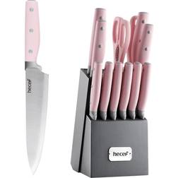 Hecef Knife Block with Knives Knivset