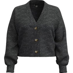 Smartwool Women's Cozy Lodge Cropped Cardigan Sweater - Charcoal Heather