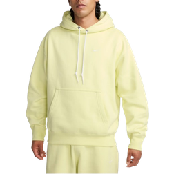 Nike Solo Swoosh Men's Fleece Pullover Hoodie - Luminous Green/White