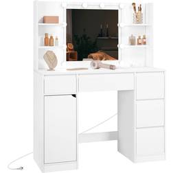 WOLTU Large White Sminkbord 40x110cm