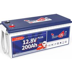 Timeusb 12V 200Ah Plus LiFePO4 Battery