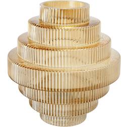 Benjara Rae Amber/Yellow/Clear Vase