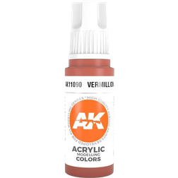 AK Interactive 3rd Generation Acrylic Modelling Colors Vermillion 17ml