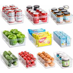 HNNJCK Refrigerator Organizers Kitchen Storage 10pcs