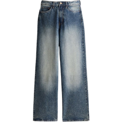 H&M Wide Ultra High Jeans - Denim Blue