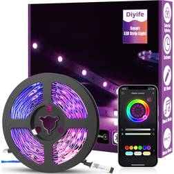 Diyife LED with Smart App Control White Ljuslist