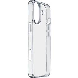 Cellularline CLEARDUOIPH16T, Cover, Apple, iPhone 16, 15,5 cm (6.1) Transparent