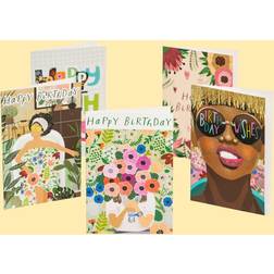 Coolstuff Fødselsdagskort Retro Birthday 10-pak