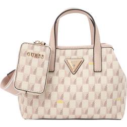 Guess G Wave Geometric Print Mini Handbag - Pink